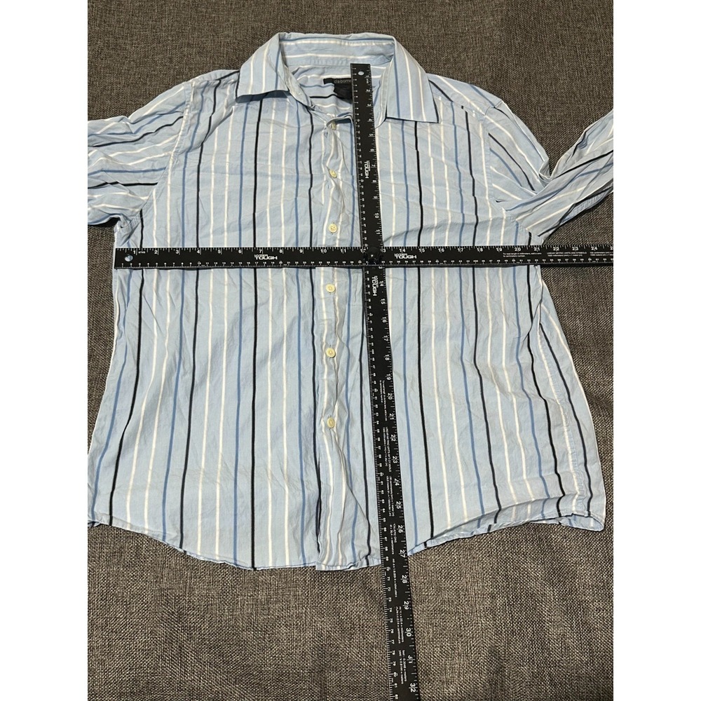 Claiborne Modern Fit Men's Striped Size L Long‎ Sleeve Shirt - Picture 2 of 6